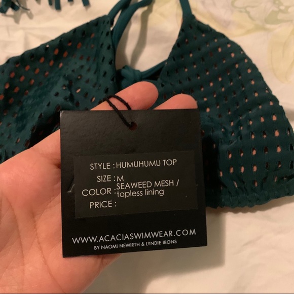 NEVER WORN Acacia Swim Humuhumu Top (with tags) - Picture 5 of 8